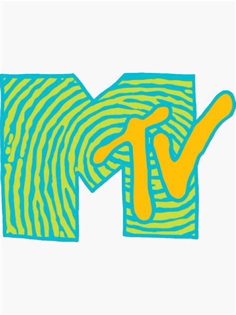 "TV 90s Logo" Sticker for Sale by arieldebeer | Redbubble