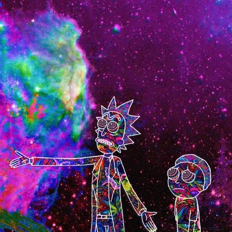 Steam Workshop::Trippy Rick and Morty Wallpaper (Sound Reactive)