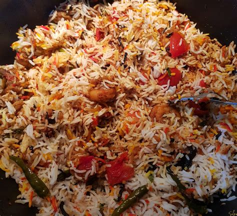 King Prawn Biryani – Salma's Recipes – Step by Step Recipes