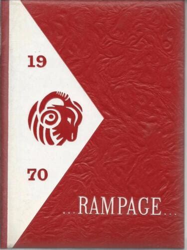 1970 CHESHIRE HIGH SCHOOL YEARBOOK, THE RAMPAGE, CHESHIRE, CONNECTICUT | eBay