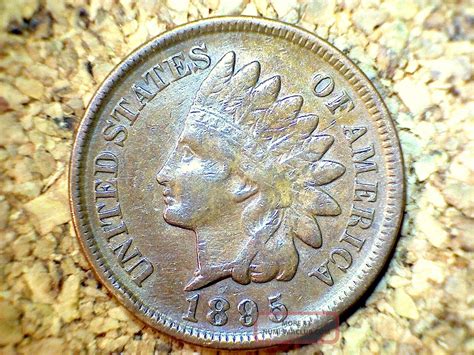 1895 Indian Head Penny - Extra Fine Shape (a349)