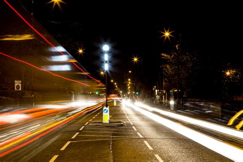 City Lights At Night Time Free Stock Photo - Public Domain Pictures