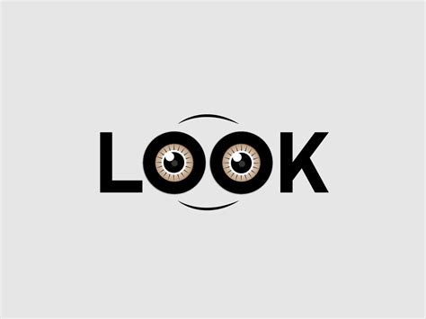 Look logo design by tarek rahim kebria by Tarek Rahim Kebria on Dribbble