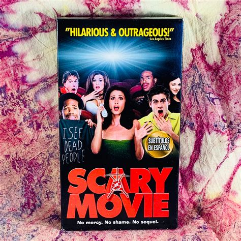 Scary Movie VHS Tape Subtitles En Espanol Video Tape 90's Cult Movie ...