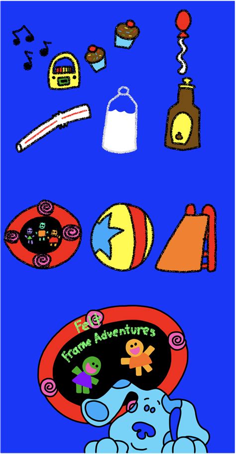 Blues Clues Felt Frame Adventures VHS Cover by Zoboomafo on DeviantArt