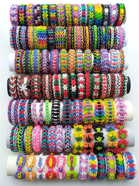 Pick 5 Rainbow Loom Bracelets out of 92 different Bracelets in Other | eBay Rainbow Loom ...