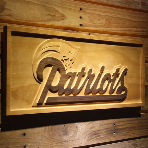 New England Patriots Wood Sign - neon sign - LED sign - shop - What's ...