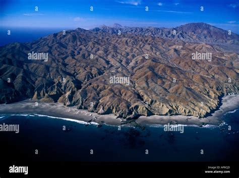 beach, mountain landscape, Magdalena Bay, Baja California Sur State, Mexico Stock Photo - Alamy