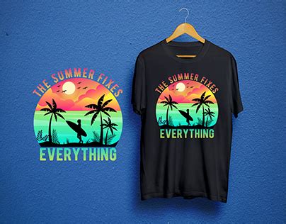 Summer T-shirt Design Bundle | Behance