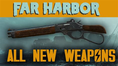 Fallout 4 - Far Harbor - All New Weapons - YouTube