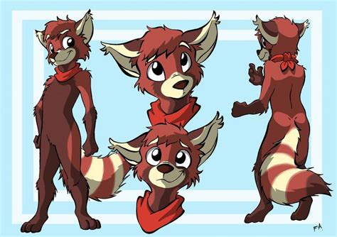 My Red Panda Fursona (Commisioned by Chicomaster) in 2022 | Red panda, Panda art, Furry art