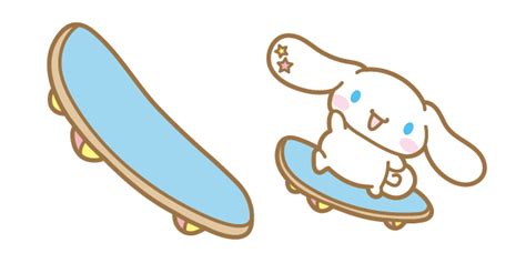 Cinnamoroll and Skateboard cursor – Custom Cursor