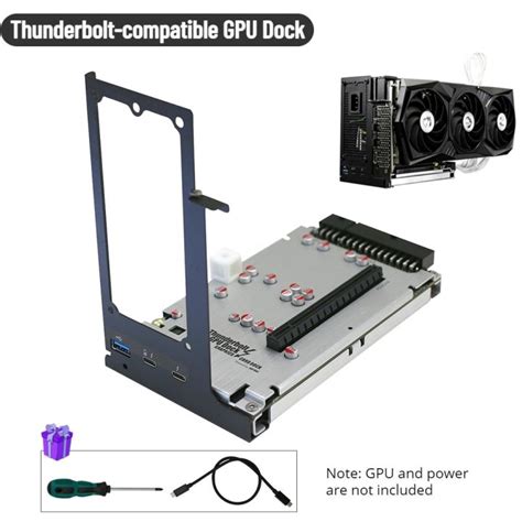 TH3P4G3 Thunderbolt GPU Video Card Dock Laptop To External Graphic Card For Macbook Notebook PD ...