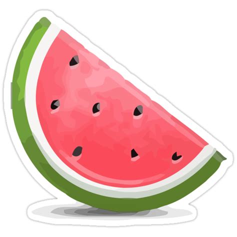 "Watermelon Emoji" Stickers by Riemann | Redbubble