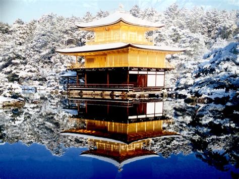 Snowy Kinkakuji. Temple Of The Golden Pavilion, Golden Temple, Kinkakuji, Visit Japan, Kyoto ...