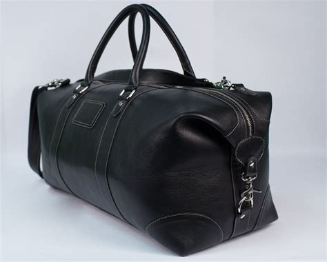 Black Weekender Bag – Venture Leather Co