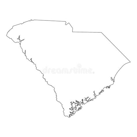 South Carolina Outline Stock Illustrations – 1,392 South Carolina ...