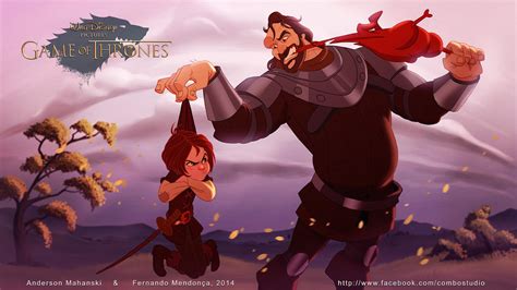 Arya Stark And The Hound - Disney Got Collection by nandomendonssa on ...