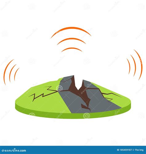 Earthquake Cartoon Vector Illustration Stock Vector - Illustration of ...