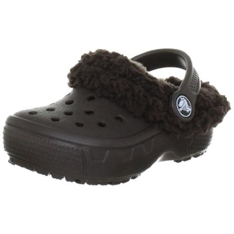 Crocs 3680 Boys Mammoth Faux Fur Slip On Clogs Shoes BHFO | eBay