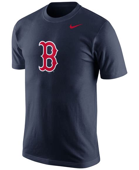 Lyst - Nike Men's Boston Red Sox Logo T-shirt in Blue for Men