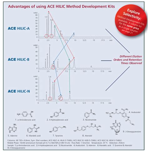 ACE HILIC Method Development Kit | 株式会社トムシック