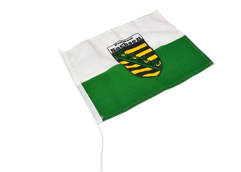 Flag - Saxony with Coat of Arms only 9,95 € buy | SVB