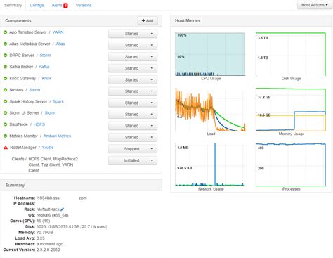 Ambari dashboard : HDFS and YARN alerts - Cloudera Community