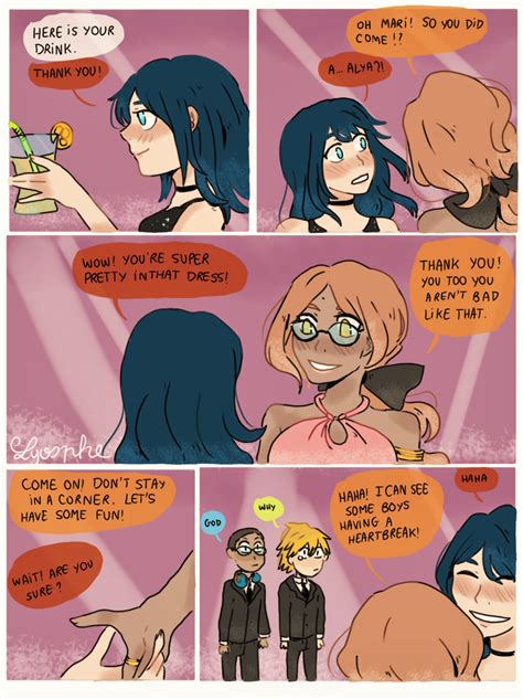 Some Alya and Marinette, I love their relationship! They are in the ...