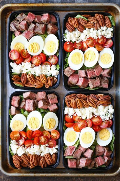 Steak Cobb Salad Meal Prep - Damn Delicious | Recipe | Salad meal prep, Healthy meal prep, Meals