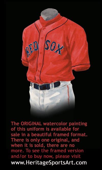 Boston Red Sox Uniform and Team History | Heritage Uniforms and Jerseys and Stadiums - NFL, MLB ...