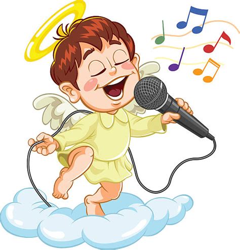 Best Angels Singing Illustrations, Royalty-Free Vector Graphics & Clip ...