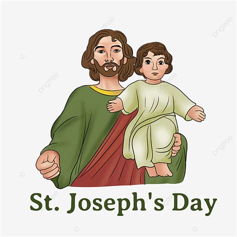 St Joseph PNG Transparent, St Josephs Day Green Traditional Costume, St ...