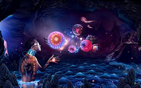 Otherworld, fantasy, female, alien, abstract, artwork, HD wallpaper ...