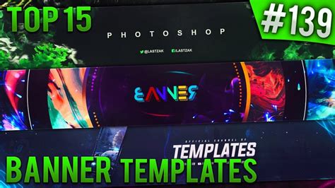 TOP 15 Photoshop banner templates #139 (Free download) - YouTube