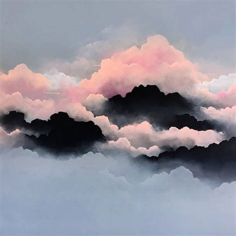 +91 Aesthetic Painting Clouds - Caca Doresde