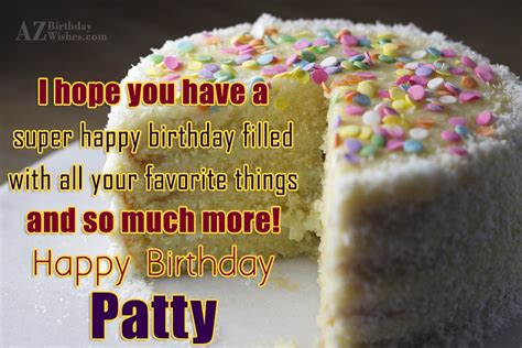 Happy Birthday Patty