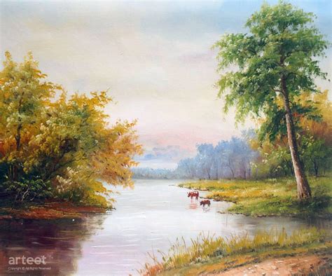 Serene Charm Of the Wild | Art Paintings for Sale, Online Gallery