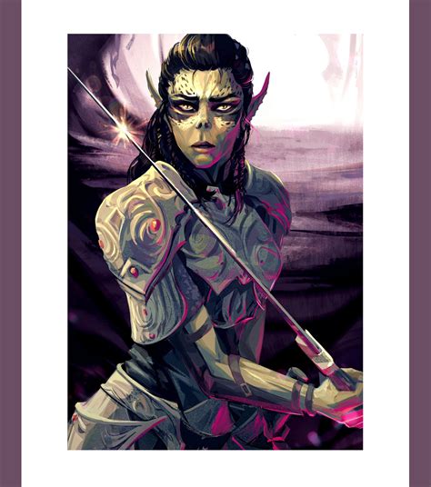 Lae'zel Baldurs Gate 3 Fanart Print Dungeons and Dragons - Etsy