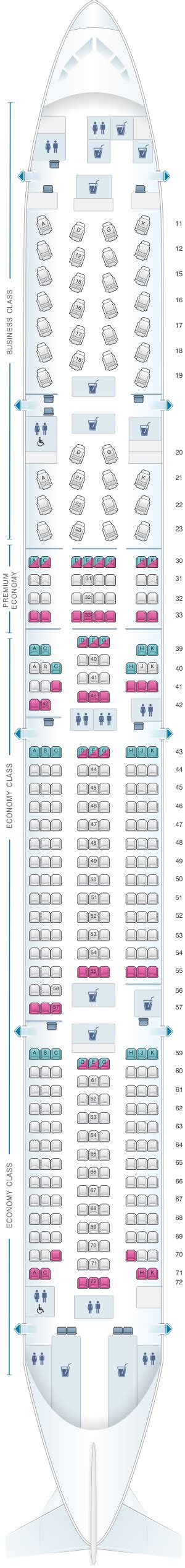 B77w Seat Map Cathay Pacific - China Map Tourist Destinations