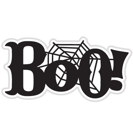 Boo! SVG scrapbook title ghost svg file halloween svg cut file halloween scal cuts free svgs