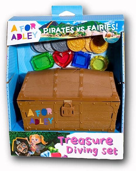 Amazon.com: A FOR ADLEY Merch, Adley Toy Pirates vs Fairies Treasure ...