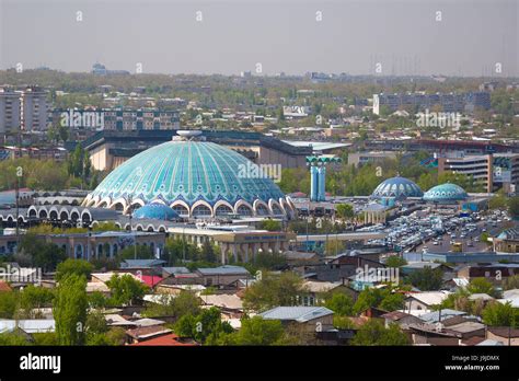 Uzbekistan, Tashkent City, Chorsu Market Dome Stock Photo - Alamy