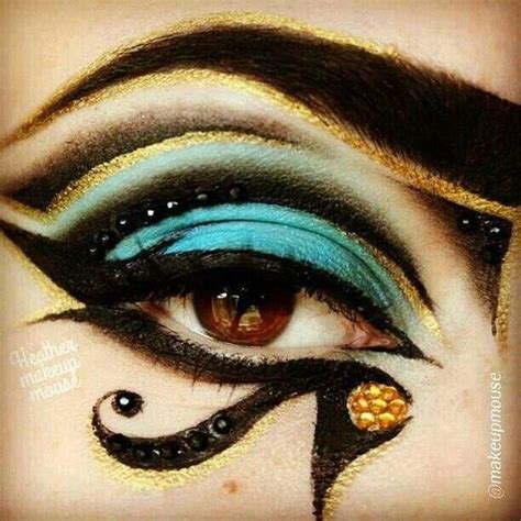 Egyptian makeup Ancient Egypt Fashion liked on Polyvore featuring beauty products, makeup, eye ...