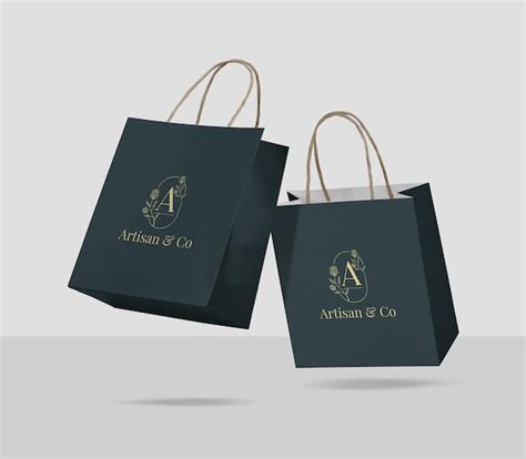 Premium PSD | Shopping bag mockup design isolated