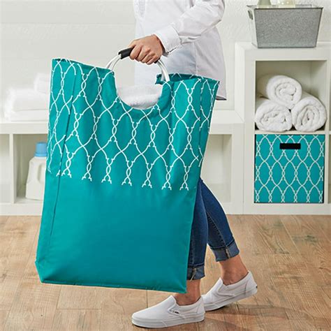 Better Homes and Gardens Laundry Bag Tote Canvas with Handles - Walmart.com - Walmart.com