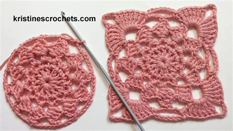 KristinesCrochets : Sunset Flower Square Motif - Free Crochet Pattern