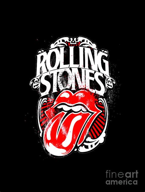 The Rolling Stones logo Painting by Febri Fakih - Pixels