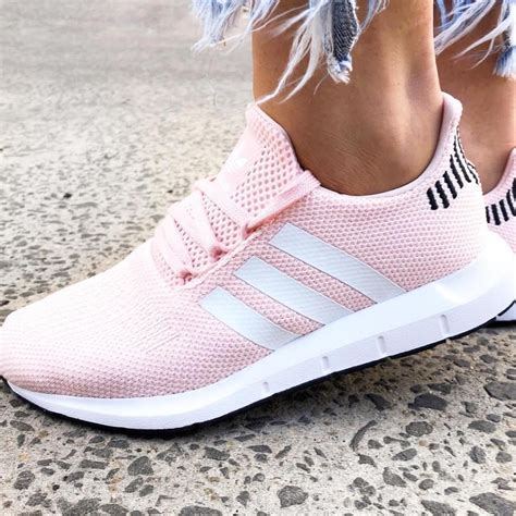 adidas Swift Run Shoes - Icey Pink - adidas Sneakers - SportStylist | Adidas swift run, Tennis ...