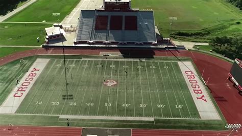 SkyDrone13: Crosby ISD's beautiful Cougar Stadium - ABC13 Houston